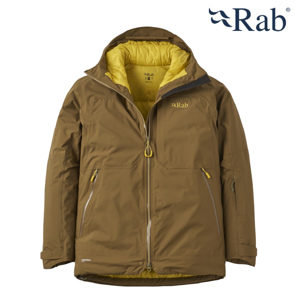 英國 RAB Optical Down Jacket 滑雪防水羽絨外套 男款 橡木棕 QWI63 滑雪 登山