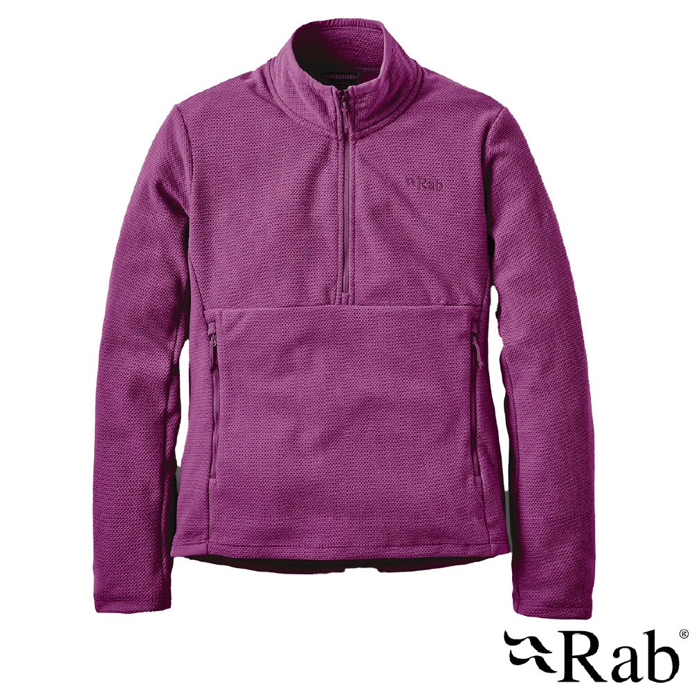 英國 RAB Stavel Pull-On 套頭羊毛衫 桑葚紫 女款 QFG73 保暖 長袖 登山 透氣