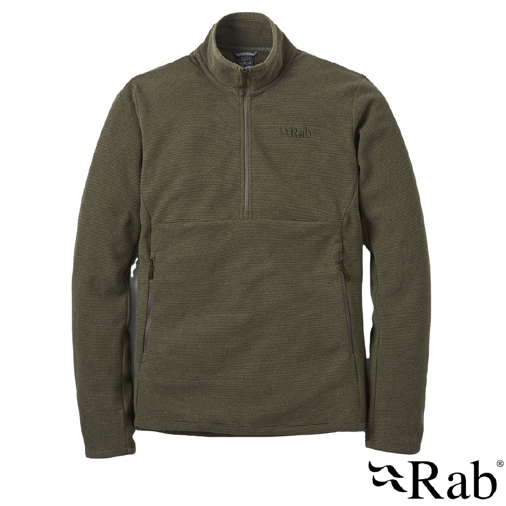 英國 RAB Stavel Pull-On 套頭羊毛衫 軍綠 男款 QFG72 保暖 長袖