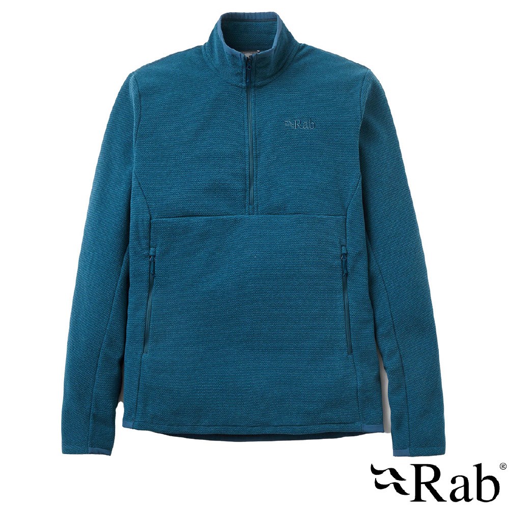 英國 RAB Stavel Pull-On 套頭羊毛衫 暴風藍 男款 QFG72 保暖 長袖