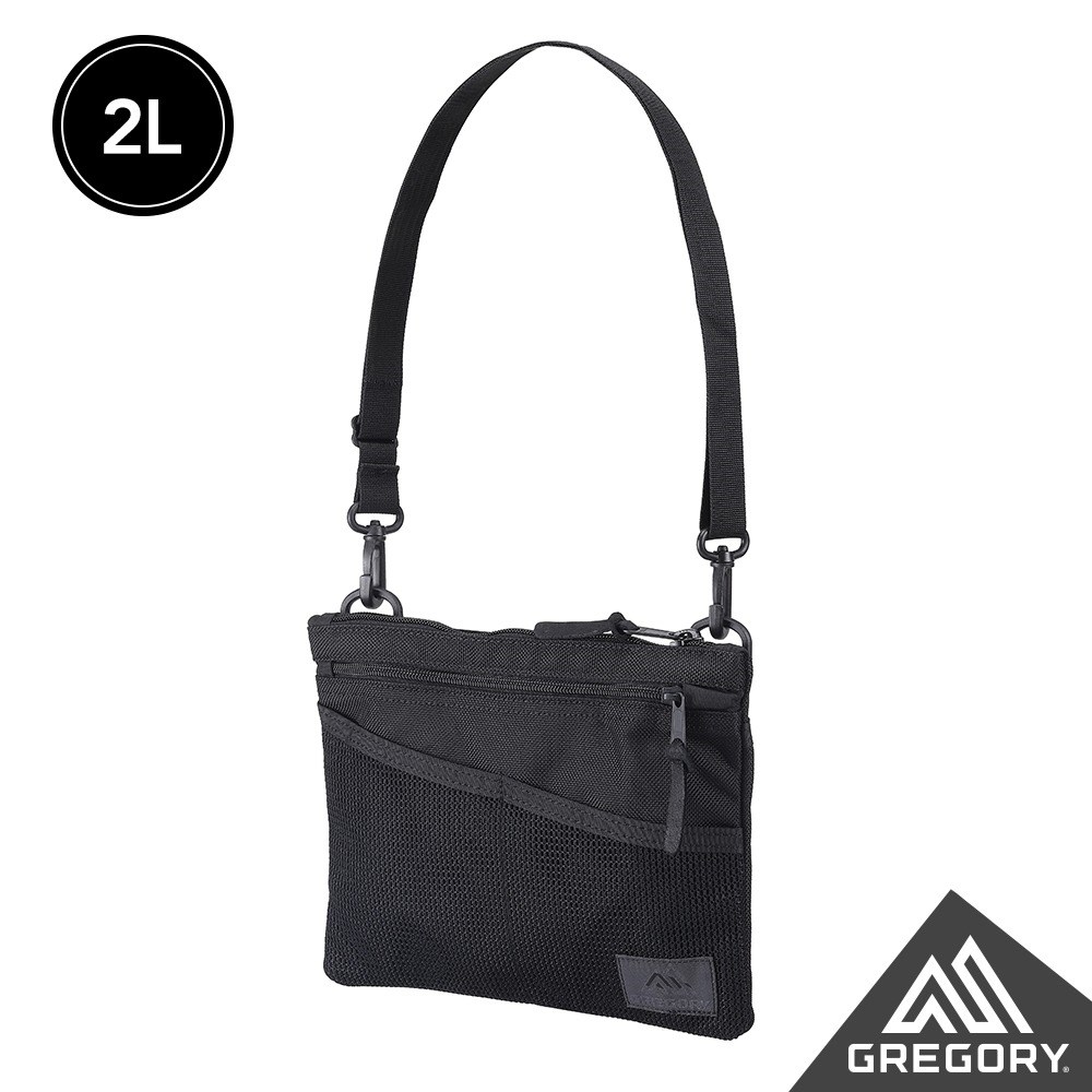 Gregory 2L SACOCHE 斜背包M 黑色子彈 GG109457 隨身包 背包