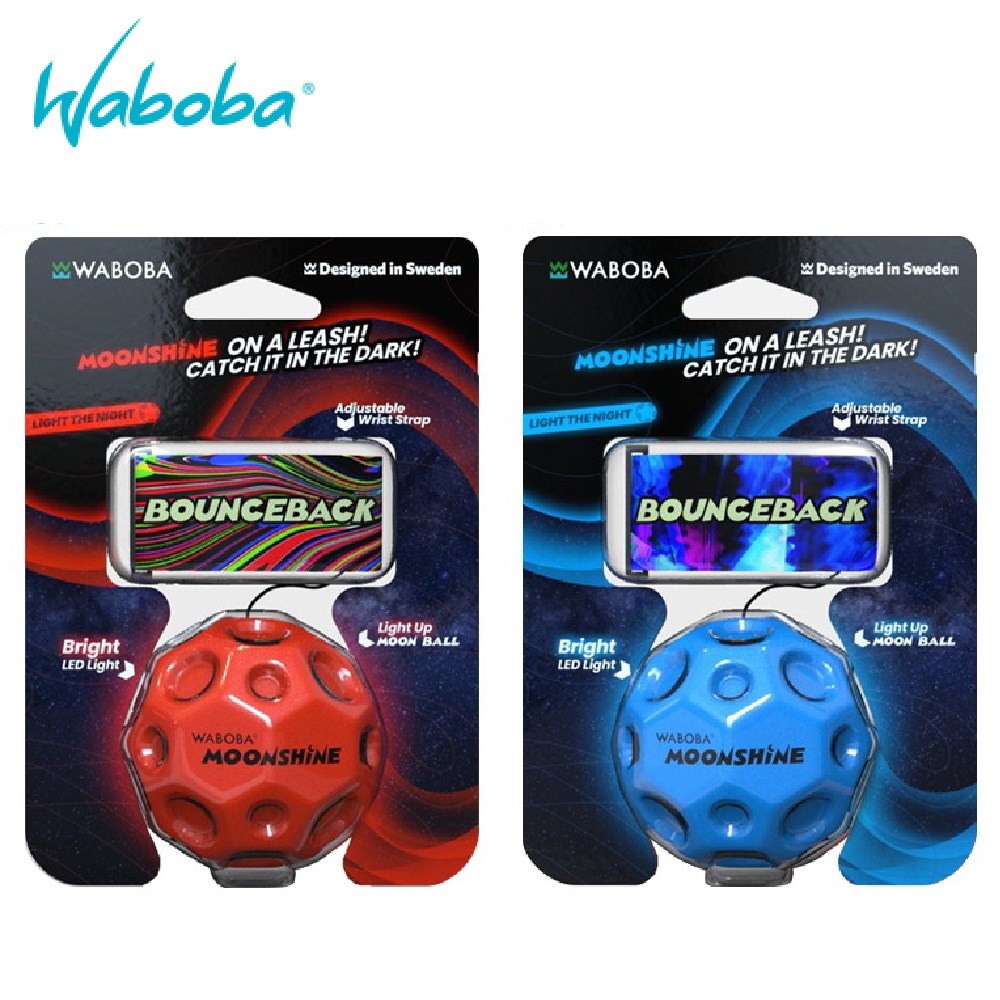 瑞典 WABOBA LED Bounceback 發光回力球 露營 玩具 戶外 彈力球