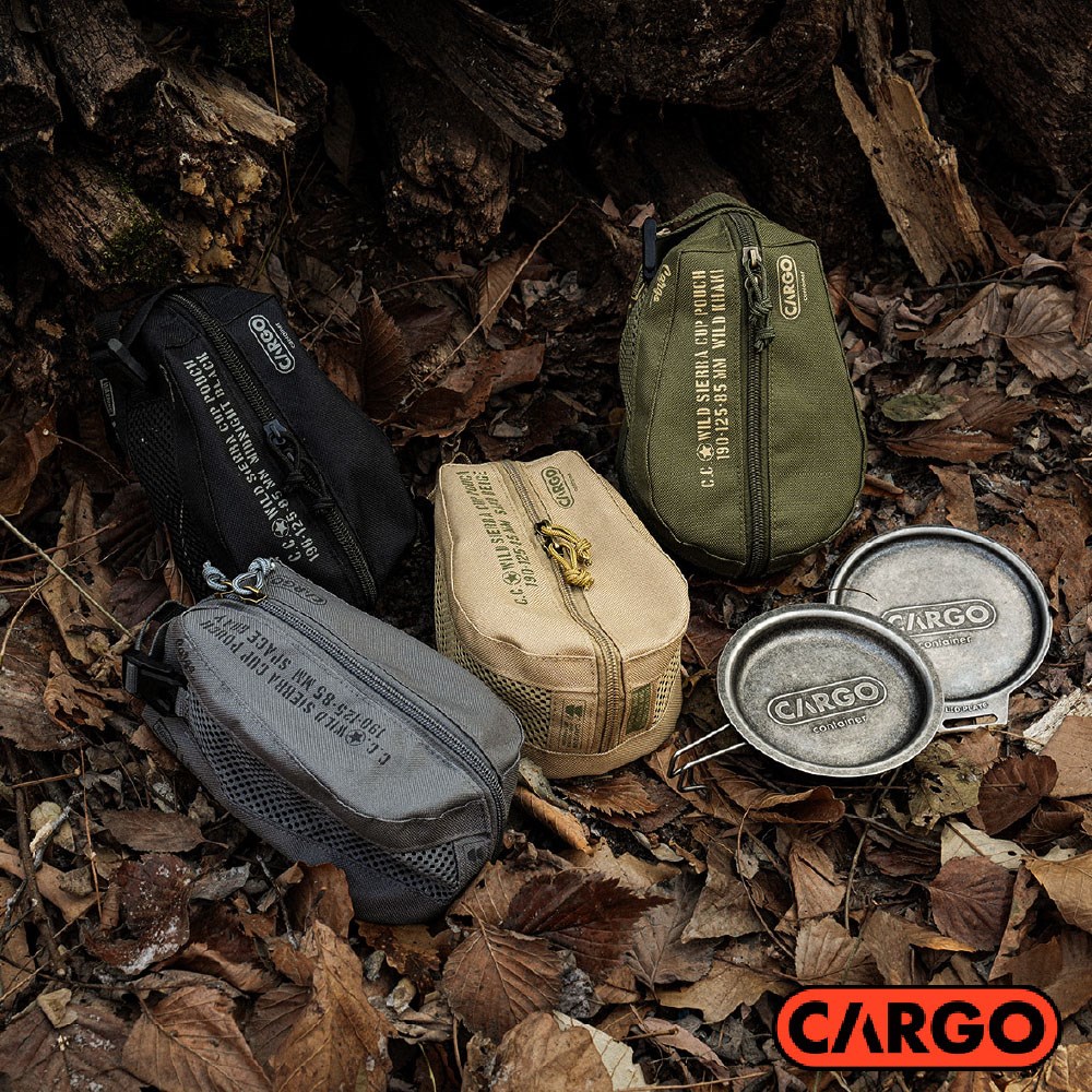 CARGO 野火雪拉碗收納袋 黑/沙/軍綠/灰 碗袋 收納袋 露營 裝備袋