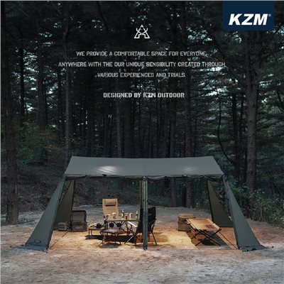 KAZMI KZM OSCAR 工業風奧斯卡4人帳 可加購專用掛窗 四人帳 露營 帳篷