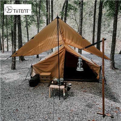 TiiTENT 沐夏帳 卡其 Mucha TENT 二人帳 科技棉 帳篷 雙人帳