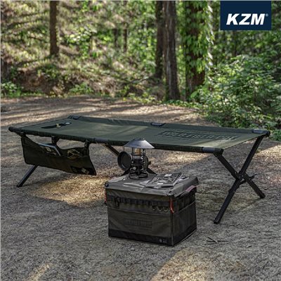 KAZMI KZM 工業風加寬行軍床 行軍床 露營床