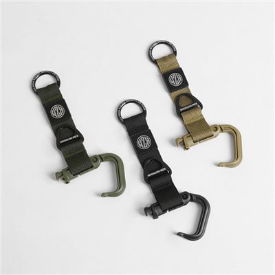 KAZMI KZM 工業風多功能戰術扣 黑/軍綠/沙 戰術扣 露營 扣帶 背包扣