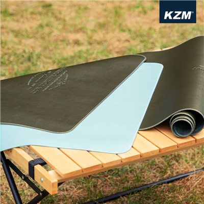 KAZMI KZM 仿皮革餐墊 S/M/L 橄欖綠 露營餐墊 野餐墊 質感餐墊 桌墊
