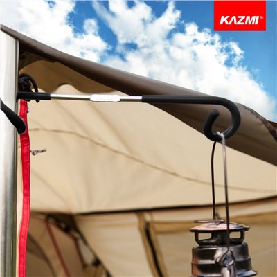 KAZMI KZM 2WAY 多功能營燈掛 營燈 燈柱 豬尾巴 廚籃掛勾