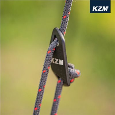 KAZMI KZM 花生型二孔調節片10入 香檳色/黑色 調節片 雙眼扣