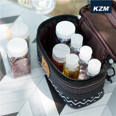 KAZMI KZM 彩繪民族風調味料收納袋(M) 調味罐收納 收納袋