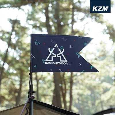 KAZMI KZM 個性旗幟2入 露營裝飾 裝飾旗