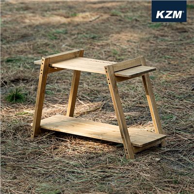 KAZMI KZM 手作組合式原木層架 M/L 層架 露營層架