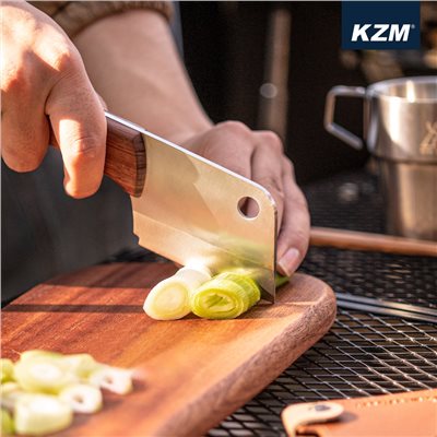 KAZMI KZM 質感木柄隨身料理刀 水果刀 刀具 露營刀 料理刀