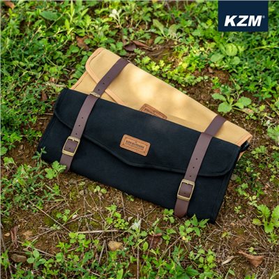 KAZMI KZM 風格工具收納袋 卡其/黑色 工具收納袋 營釘收納袋