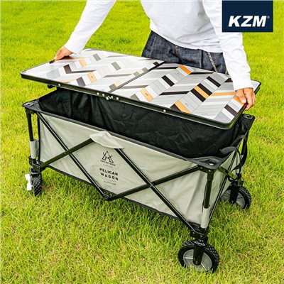 KAZMI KZM 多功能露營折疊手拉車專用桌板 不含手拉車 桌板