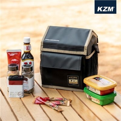KAZMI KZM 多功能手提調味料收納袋 收納袋 調味罐收納 露營收納箱
