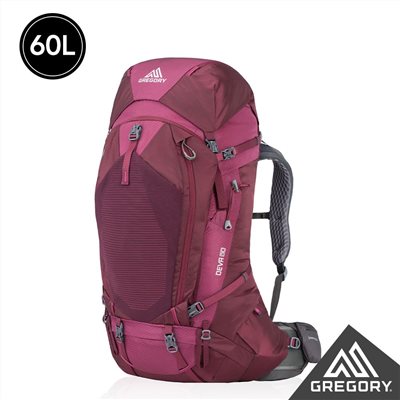 Gregory 女 60L DEVA 登山背包 李子紅 S GG91622 登山包