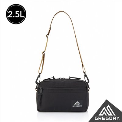 Gregory 2.5L PAD SHLD POUCH 斜背包 黑/棕 GG65380 側背包 背包