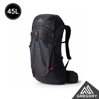Gregory 男 45L ZULU 登山背包 M/L 火山黑 GG145292