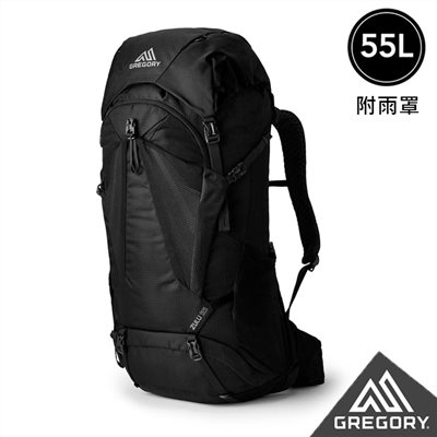 Gregory 55L ZULU 登山背包 M/L 火山黑 GG145293 健行背包 