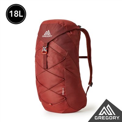 Gregory 18L ARRIO多功能登山背包 磚石紅 GG136973 透氣網架背包 登山包