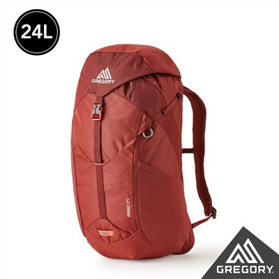 Gregory 24L ARRIO多功能登山背包 磚石紅 GG136974 透氣網架背包 登山包
