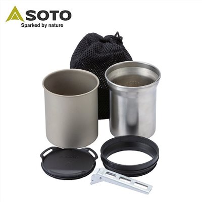 SOTO 鈦杯 不鏽鋼杯組 SOD-520 保溫 保冷杯 水杯 保溫杯