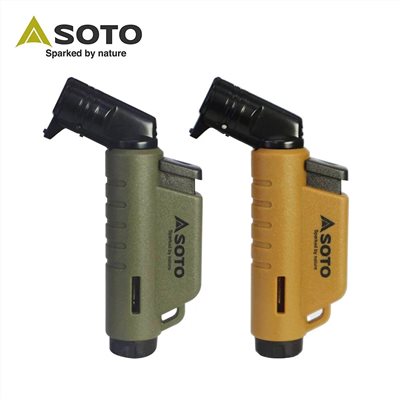 SOTO L型填充式掌中點火器 ST-486AG軍綠色/ST-486CT狼棕色 點火器 打火機