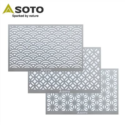 SOTO Hinoto 無芯瓦斯燭燈專用不鏽鋼裝飾片SOD-2604AS/SP/SG 露營燈 裝飾片 露營
