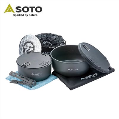SOTO 戶外鍋具9件組 SOD-501 鍋子 野炊 露營 登山