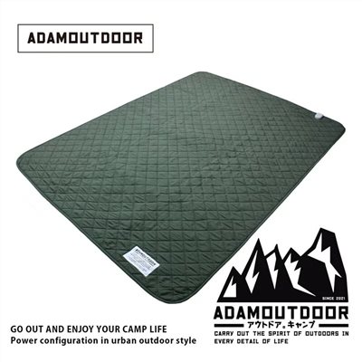 ADAMOUTDOOR｜雙人電熱毯 軍綠色 贈專屬收納包