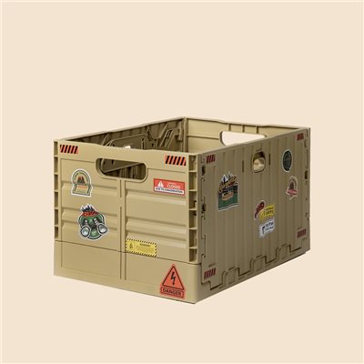 CARGO 工業風折疊收納箱 沙色 箱桌 桌箱 軍風箱 可加專用桌板