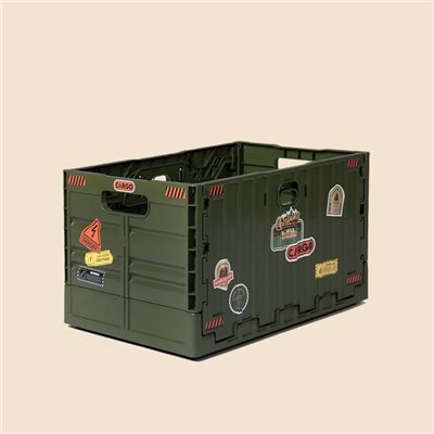 CARGO 工業風折疊收納箱 軍綠 箱桌 桌箱 軍風箱 可加專用桌板