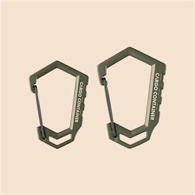 CARGO D型登山扣 M/L 軍綠 D扣 登山 露營