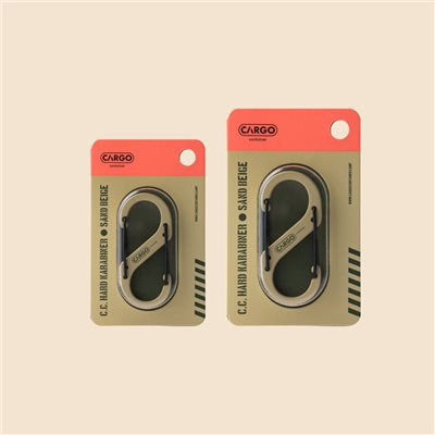 CARGO S型登山扣 M/L 沙色 登山扣 鑰匙圈 背包扣
