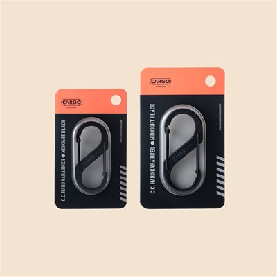 CARGO S型登山扣 M/L 黑色 登山扣 鑰匙圈 背包扣