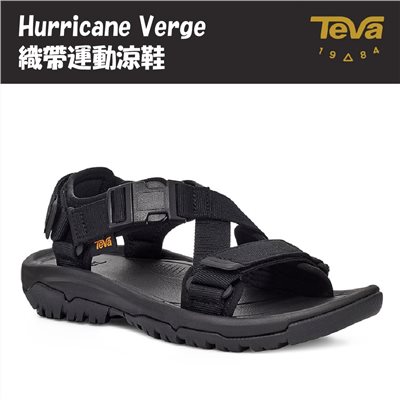 TEVA 女 Hurricane Verge 織帶運動涼鞋 黑色 TV1121535BLK 健走鞋 快乾耐磨
