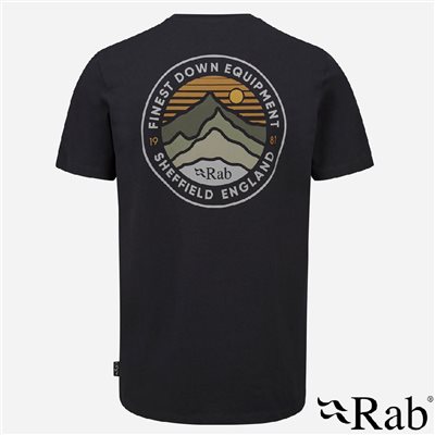 英國 RAB Basecamp 3 Peak Tee 透氣短袖有機棉T恤 男款 鯨魚灰 QCC05