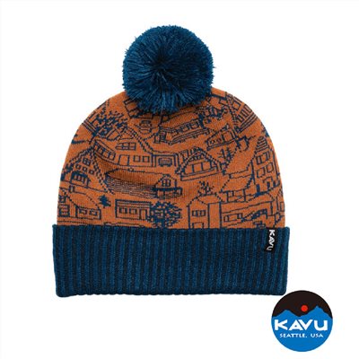 KAVU Herschel 時尚保暖毛帽 聖誕小村 K1008 保暖 毛帽 登山 滑雪