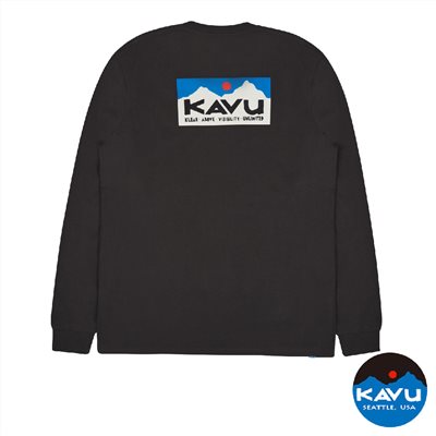 KAVU LS Etch Art 男款 經典長袖恤衫 甘草糖 K8070 長袖 有機棉 T恤