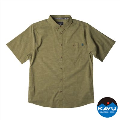 KAVU Welland 男款 經典休閒襯衫 泥苔癬 K5124 襯衫 有機棉
