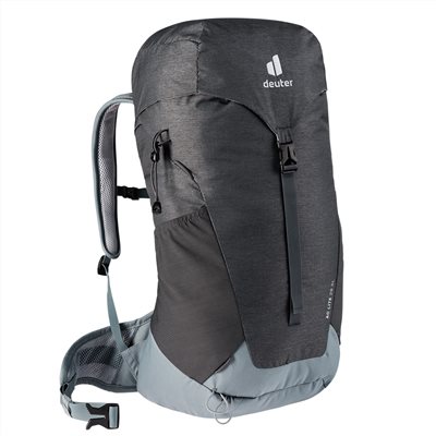 Deuter 女 AC LITE 28SL透氣網架背包 3420921 黑水藍 登山包 背包