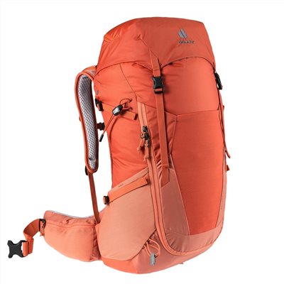 Deuter 女 FUTURA 24SL透氣網架背包 3400521 橘紅 登山背包 登山包