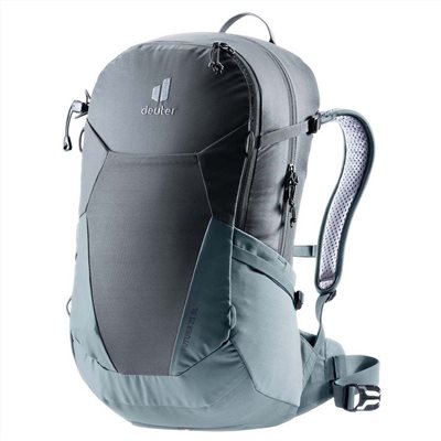 Deuter 女 FUTURA 21SL透氣網架背包 3400021 黑水藍 登山背包 登山包