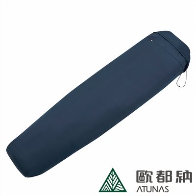 ATUNAS 歐都納 輕薄天鵝絨細刷毛保潔睡袋內套 A1ACFF01N 深藍 露營 登山