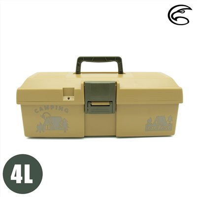 ADISI 工具整理箱 4L AS22031 沙色 露營 工具箱 手提箱 收納
