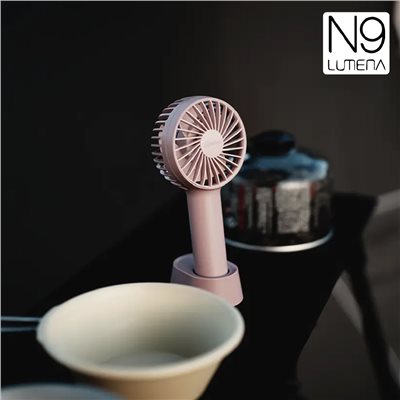 N9 LUMENA C2 USB迷你手持風扇 煙燻粉 露營 小風扇