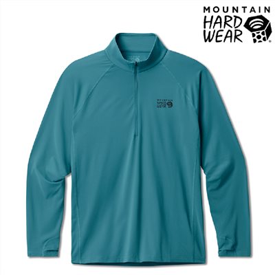 Mountain Hardwear 立領半拉鍊長袖排汗衣 男款 裏海藍 1993351 衛生衣