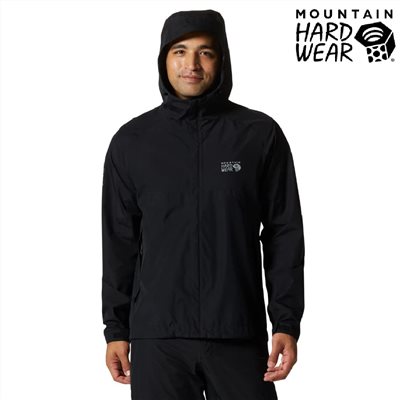 Mountain Hardwear GTX輕量防水連帽外套 男款 黑 1929851 防水外套